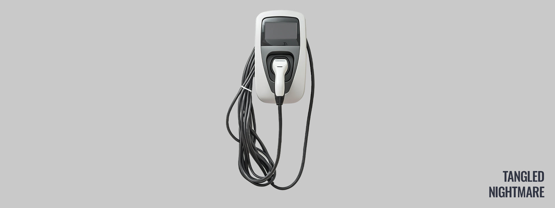 vs Competitor's Messy Cord Management - Zeus EV Charger