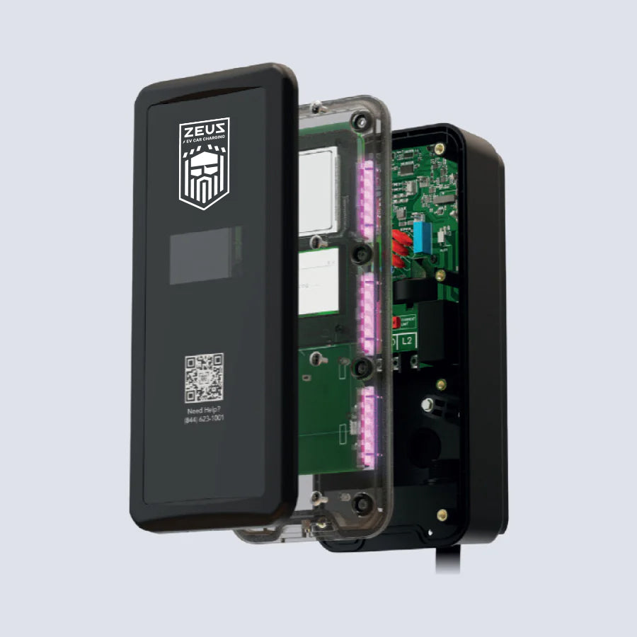 Zeus Commercial EV Charger - EZ-Swap Faceplate Feature